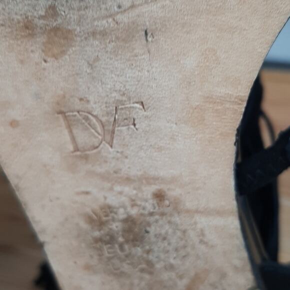 Diane Von Furstenberg DVF Paloma Suede Fringe Sandals Size 6 - Picture 8 of 16